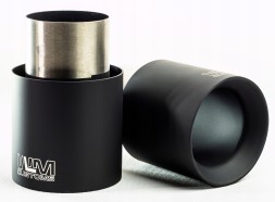 WLM Customs WLM-BLK101PG Кінець вихлопу WLM 101mm Black Straight Bold