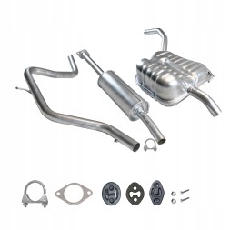 CHINA ZEST.08.374+08.014E Кінцевий глушник +центральний ford galaxy s-max 2.0 16в