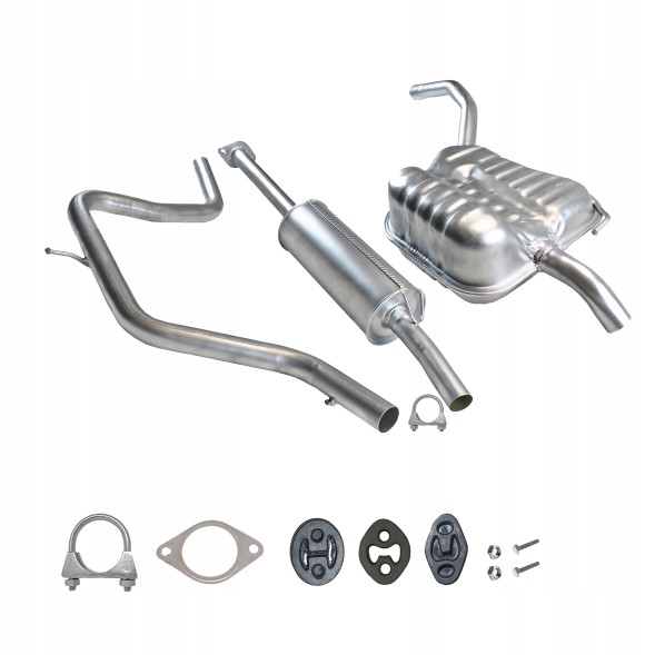 CHINA ZEST.08.374+08.014E Кінцевий глушник +центральний ford galaxy s-max 2.0 16в