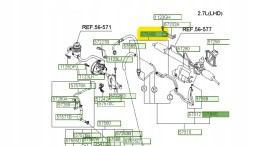 Hyundai OE 575402E001 Шнур системи гідропідсилювача hyundai tucson (04-06) oe