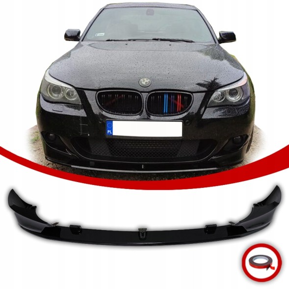 Китай BMW E60/E61 SPLITTER DOKŁADKA PRZEDNIA M-PAKIET CZARNY POŁYSK BMW E60/E61 СПЛІТТЕР НАКЛАДКА ПЕРЕДНЯ М-ПАКЕТ ЧОРНИЙ ГЛЯНЕЦЬ