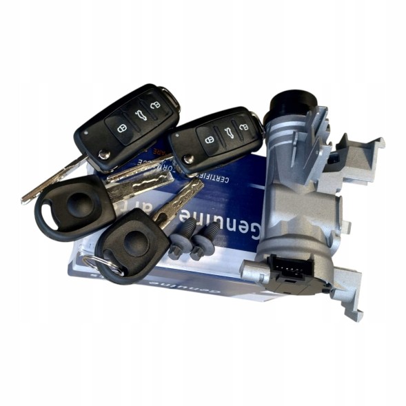 Blic 1K0905851B NOWA KOMPLETNA STACYJKA BECZKA BLOKADA ZAPŁONU 4 KLUCZYKI 2 PILOTY SKODA OCTAVIA II LIFT 1Z3 1Z5 2008- 2009 2010 2011 2012 2013 2014 2015 1K0905851b нова комплектна станція 4ключі 2 пульта дистанційного керування skoda octavia ii ліфт