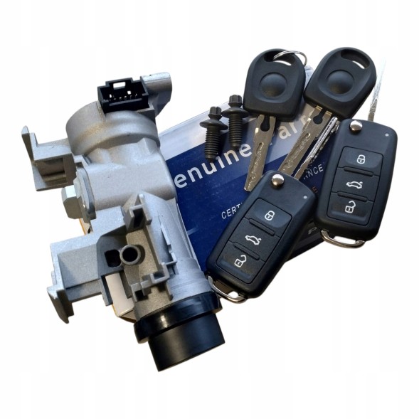 Blic 1K0905851B NOWA KOMPLETNA STACYJKA BECZKA BLOKADA ZAPŁONU 4 KLUCZYKI 2 PILOTY SKODA OCTAVIA II LIFT 1Z3 1Z5 2008- 2009 2010 2011 2012 2013 2014 2015 1K0905851b нова комплектна станція 4ключі 2 пульта дистанційного керування skoda octavia ii ліфт