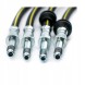PiterParts 10234130005 Przewody hamulcowe miedziane elastyczne przód tył BMW E46 Мідні гальмівні шланги гнучкі PiterParts передні + задні BMW E46