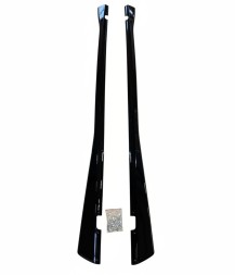 Ikon Motorsports JGD-CHALL15-SSV4GB Накладки на пороги V4 – Чорний Глянець DODGE CHALLENGER 2015-2023