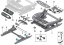 BMW OE Частина каркаса крісла електричний правий BMW G30 G31 G 32 52107386550