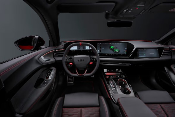 Audi OE A020P214 , A020P199C Audi E-Tron RS Q6 Темна нижня рамка керма