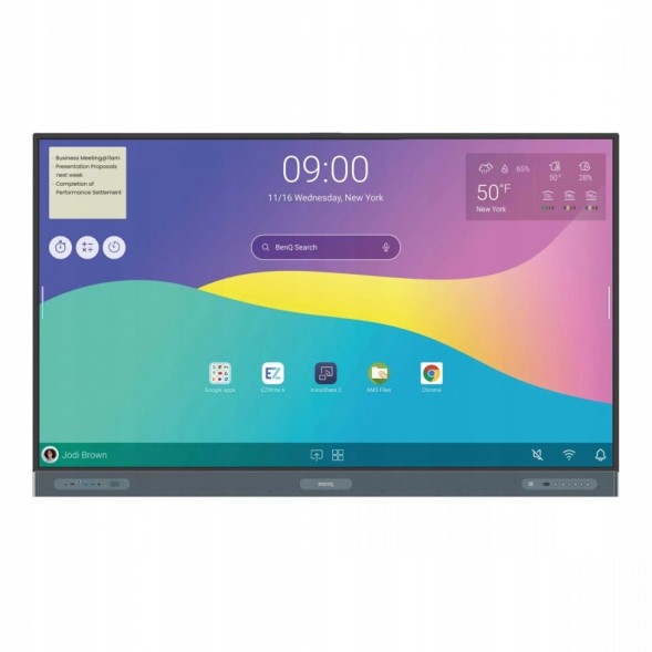 Китай WEW-SC-AB-TLBENDRP7504000 Інтерактивний монітор Benq 75" RP7504 LED 3840x2160 HDMI 1200:1