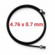 PiterParts 1101314000 Przewody hamulcowe stalowe przód tył Mercedes W124 modele poliftowe Провід гальмівний жорсткий сталевий Mercedes W124 передній задній ABS 89-95 поліфт