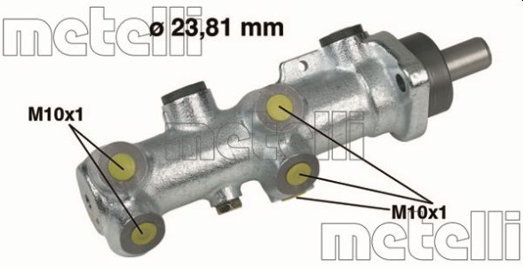 05 0240 METELLI Циліндр гідравлічний гальмівний