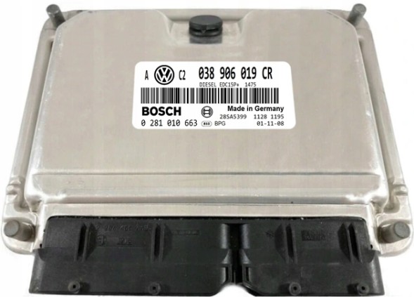 Bosch 038906019CR 0281010663IMMO OFF Комп'ютер ecu vw bora 1.9 038906019cr 0281010663 іммо off