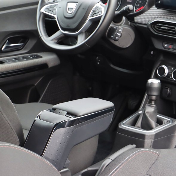 Rati C06876A Підлокітник Armster2-Black для Dacia Jogger, 2021-, Dacia Sandero, 2021- ,