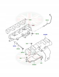 Land Rover OE Колектор випускний Land Rover Freelander Discovery Sport RR Evoque LR057194
