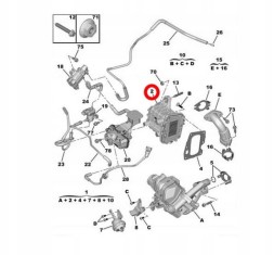 Behr 9820965980 9678745680 ОХОЛОДЖУВАЧ КЛАПАНА ЕГР ТЕПЛООБМІННИК CITROEN PEUGEOT 2.0 BLUEHDI 16V MAHLE