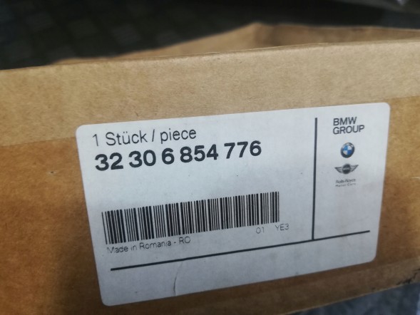BMW OE 6854776 01 BMW F20 F30 Накладка / Захисна кришка керма CHROME PEARLGLOS 6854776 НОВА