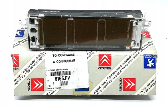 Citroen OE 6155.FV ДИСПЛЕЙ РАДІО ГОДИННИК CITROEN C5 6155 OE!