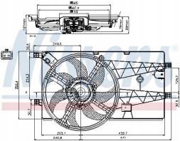 Nissens 85693 Вентилятор радіатора - nissens 85693