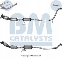 BM Catalysts BM91975H Каталізатор toyota prius 1,8 hybrid 08- bm catalysts bm91975h