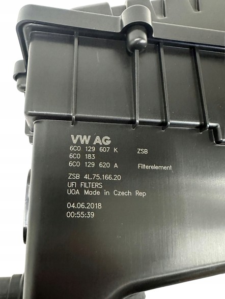 Volkswagen OE 6C0129607K 6C0129620A glp Корпус повітряного фільтра Audi A1 6C0129607K