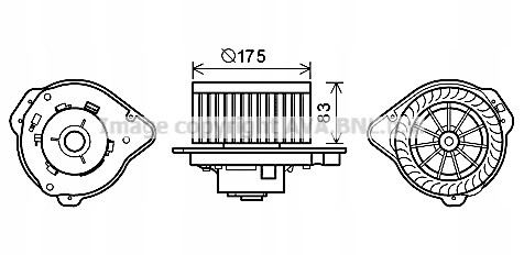 AVA Quality cooling VO8174 Вентилятор для приміщення ava quality cooling vo8174