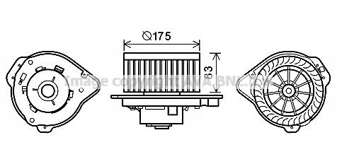 AVA Quality cooling VO8174 Вентилятор для приміщення ava quality cooling vo8174