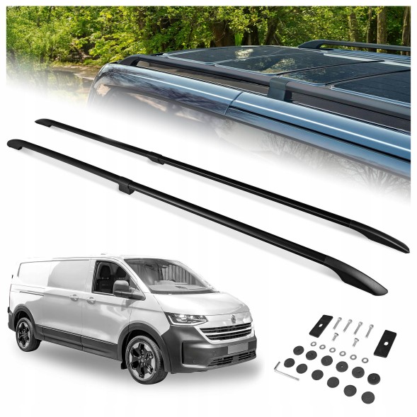 CHROMEMASTER OM-RR-D0132LB-A20 Багажник на дах (рейлінги) для VW TRANSPORTER T7 2025- LONG | ДОВГИЙ