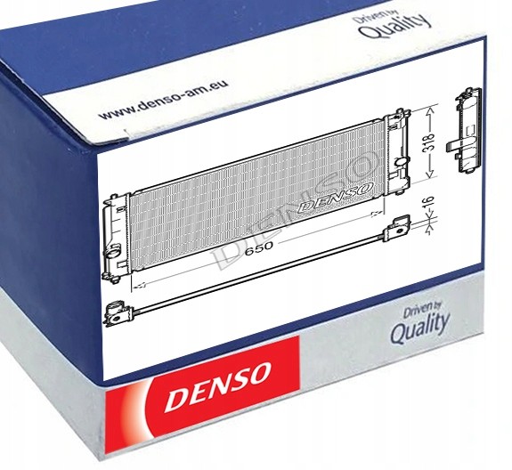 Denso DRM50081 Охолоджувач двигуна denso для toyota mr2