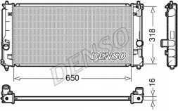 Denso DRM50081 Охолоджувач двигуна denso для toyota mr2