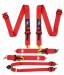 FMIC FP-HARNESS-31-006 Спортивні ремені безпеки FIA 6-точкові 3" Червоні Fmic Pro