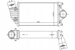 Nissens 108793502 NIS Nis96174 впускний охолоджувач повітря porsche 91 + помічник водія #33