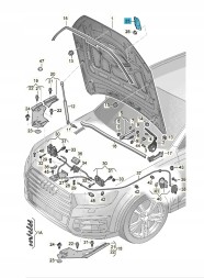 Volkswagen OE 4M0823186F Засувка ASO VW AUDI