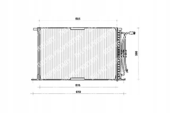 Delphi TSP0225026 DEL/GIFT Конденсатор кондиціонера ford courier fiesta fiesta + помічник водія #31