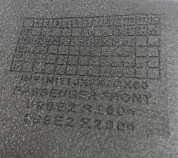 Infiniti OE 999E2RZ000 Килимок килимки велюровий INFINITI JX35 OE