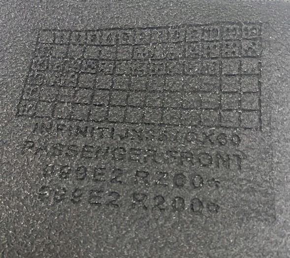 Infiniti OE 999E2RZ000 Килимок килимки велюровий INFINITI JX35 OE