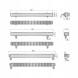 Wesem CDP1E.60580 Робоча LED лампа WESEM CRP1E.60580 12-24V 8000lm з кабелем та кріпленнями