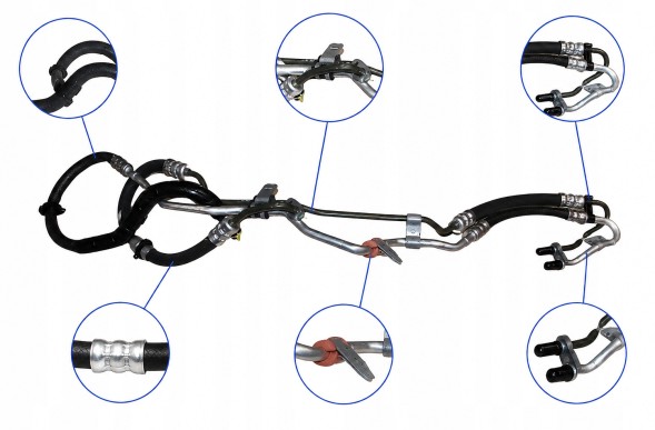 Toyota заводська комплектація STELLANTIS 9809510680 TOYOTA SU001A5881 Шланг гідропідсилювача керма toyota proace verso 2.0d 9809510680