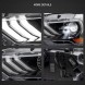 Tuning-Tec TTLPFO95 Світлодіодні фари для Ford Mustang 18-21 чорні DRL