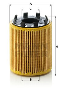 HU 713 1X MANN FILTER Фільтр мастил