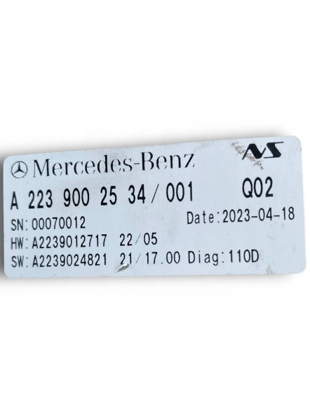 Mercedes-Benz OE A2239002534 Mercedes-Benz S W223 ПРОТЕКАЛЬНИЙ ДИСПЛЕЙ 2239002534