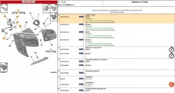 Citroen OE 220-37165 1607955380 Нова Оригінальна Задня лампа Citroen C4 Aircross Ліва - 1607955380