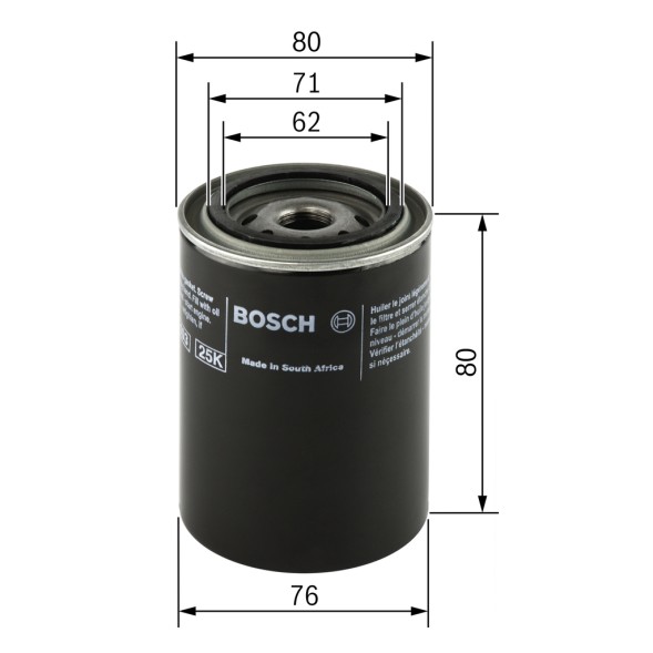 F026407005 BOSCH Фільтр оливи