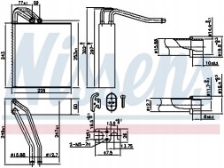Nissens 92376 Випарник кондиціонування повітря - nissens 92376