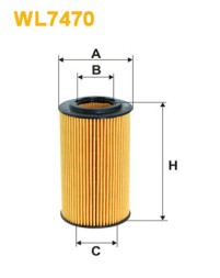 WL7470 WIX FILTERS Фільтр оливи