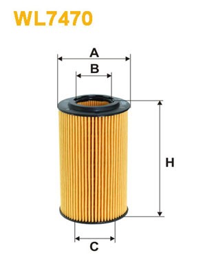 WL7470 WIX FILTERS Фільтр оливи