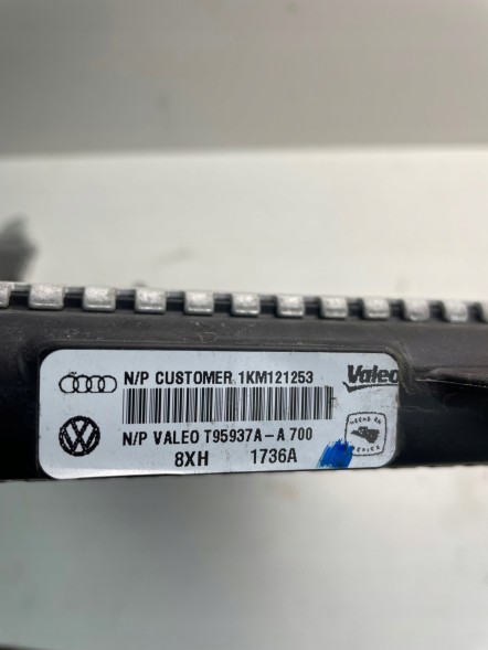 Volkswagen OE 1KM121253 Охолоджувач води vw skoda seat оргінал 1км121253
