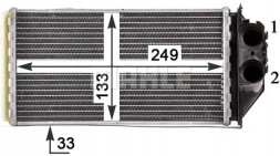 Mahle AH 187 000P Обігрівач ah 187 000р mahle peugeot