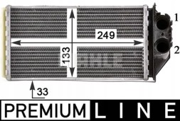 Mahle AH 187 000P Обігрівач ah 187 000р mahle peugeot