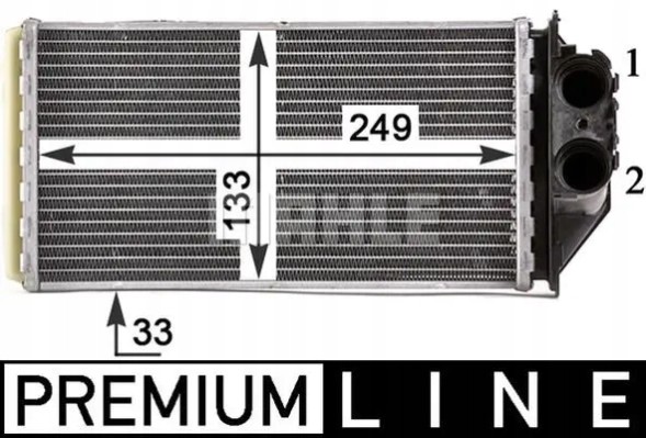 Mahle AH 187 000P Обігрівач ah 187 000р mahle peugeot