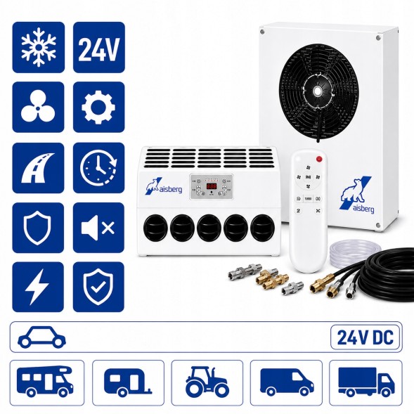 Aisberg HAN0093 Встановлення автономного кондиціонера Aisberg компресорного 24V європейського типу