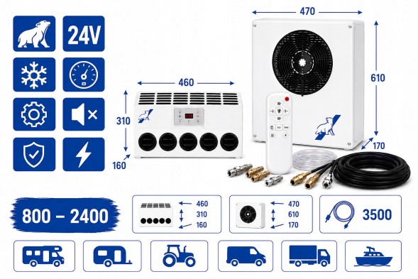 Aisberg HAN0093 Встановлення автономного кондиціонера Aisberg компресорного 24V європейського типу